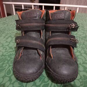 Art Leather Zipper Boots SIZE